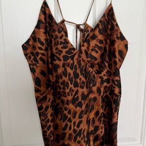 A New Day Brown Camisole Wrap Tie Front